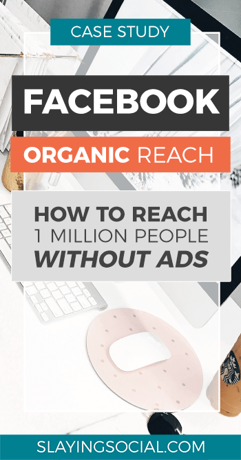 Skyrocket your Facebook organic reach! Here's a case study packed with Facebook reach tips that will show you how it's possible to reach one million people without spending money on ads.